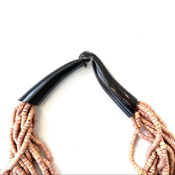 Vintage GERDA LYNGGAARD MONIES Artisan 12 Strand Layered Statement Necklace - Picture 10 of 15